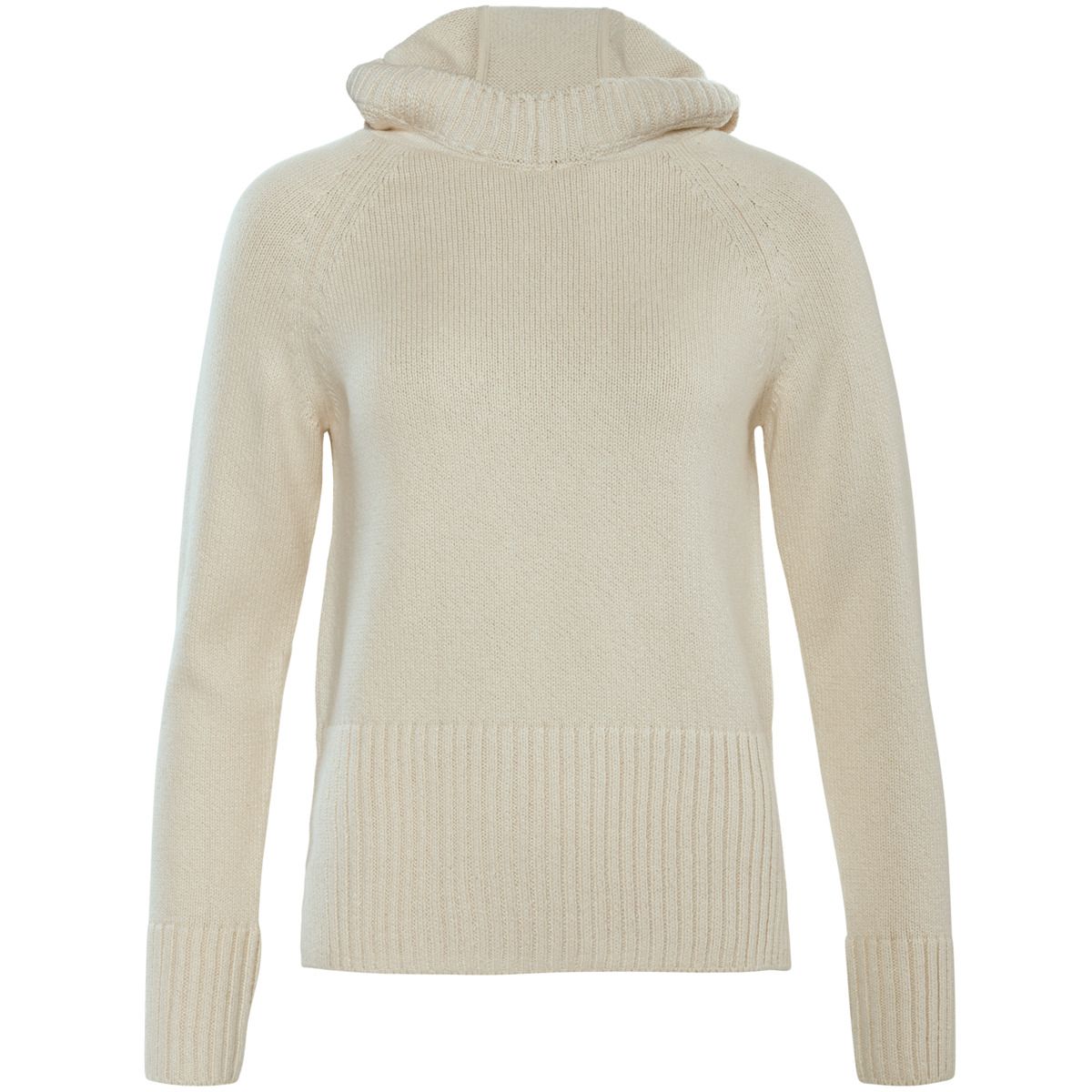 Strickpullover mit Kapuze aus Bio-Baumwolle