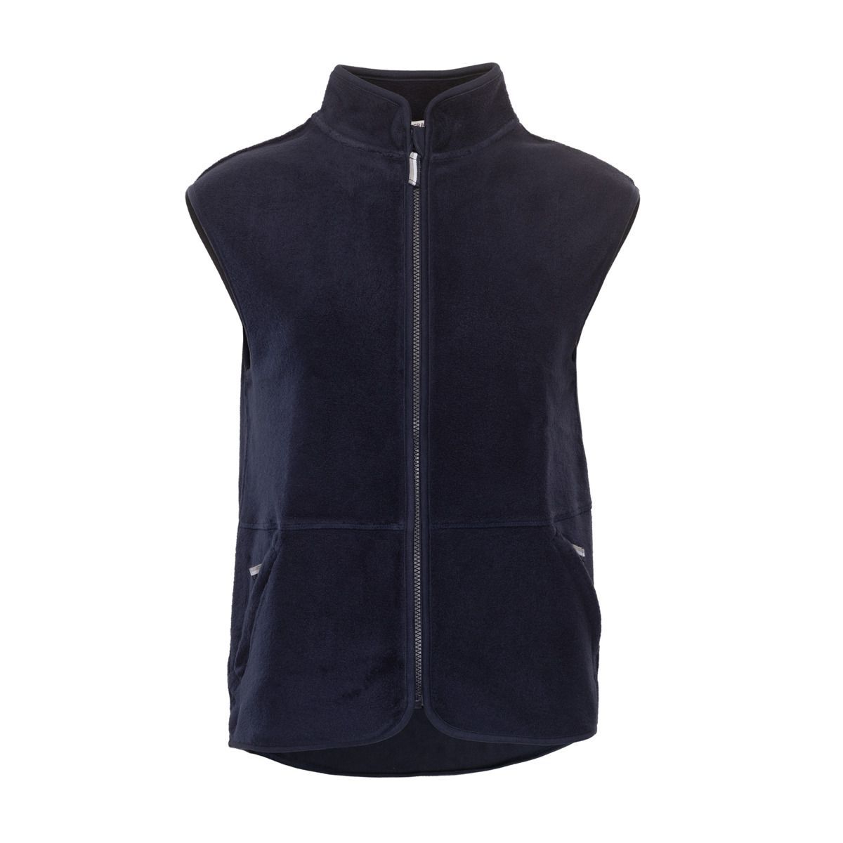 Lässige Fleeceweste mit Reißverschluss
