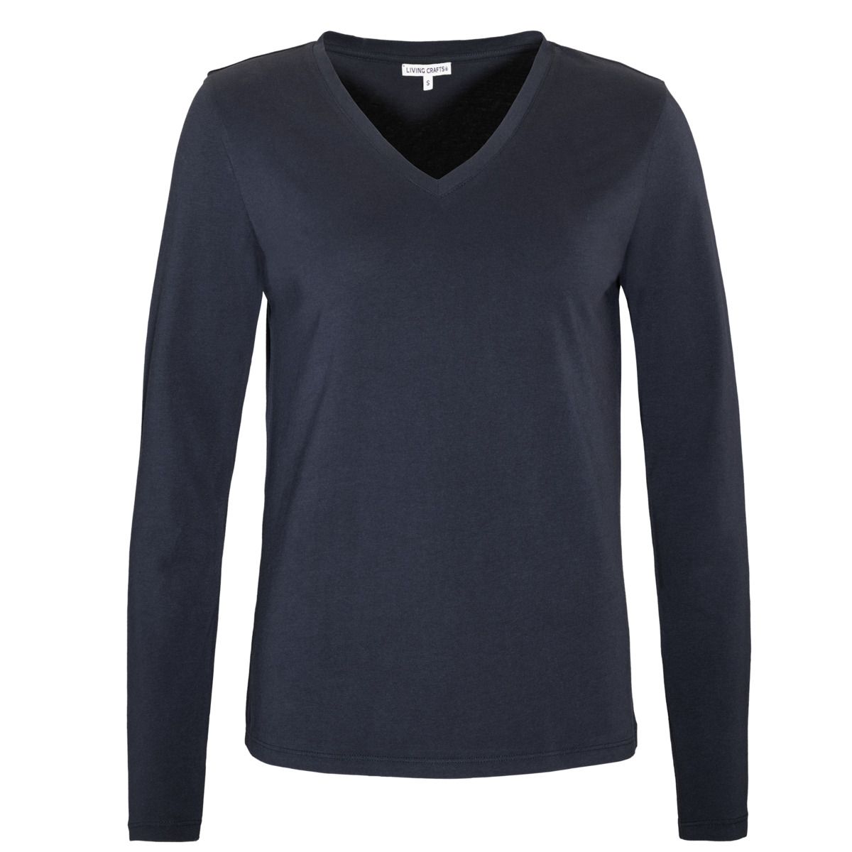Damen Langarmshirt mit V-Ausschnitt