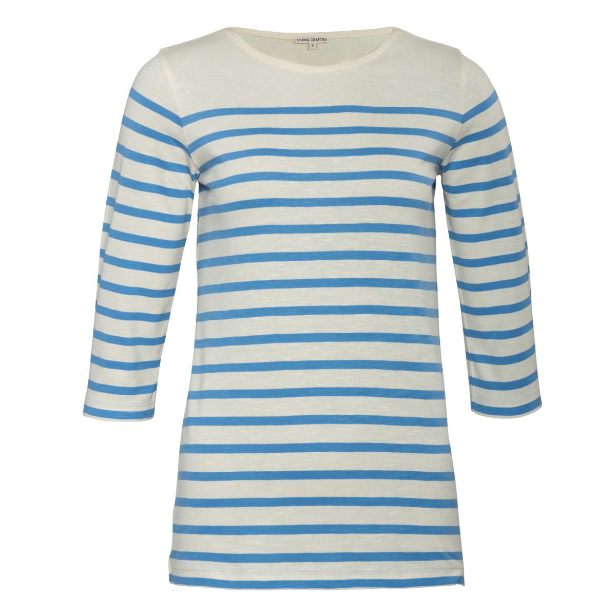 Gestreiftes Langarmshirt aus Bio-Baumwolle