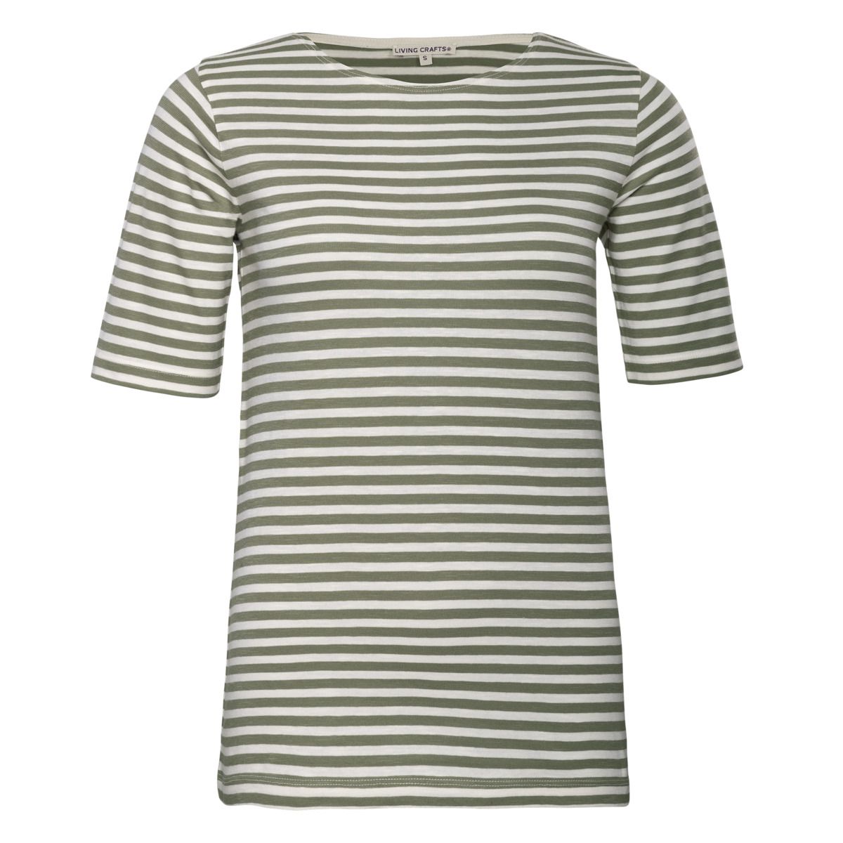 Gestreiftes Langarmshirt aus Bio-Baumwolle