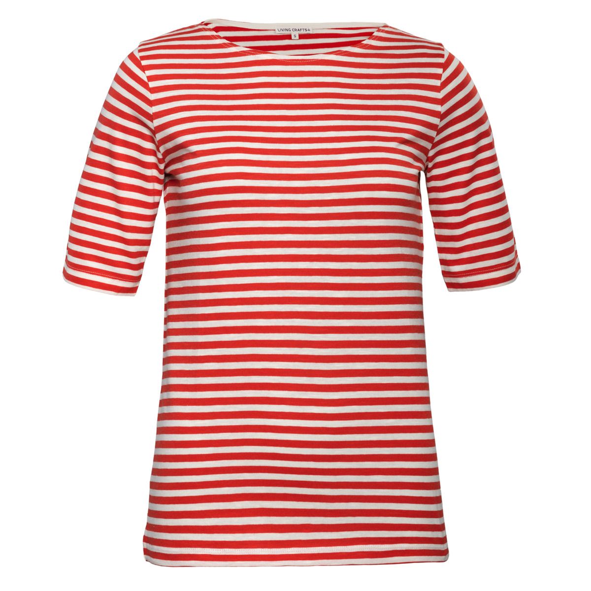 Gestreiftes Langarmshirt aus Bio-Baumwolle