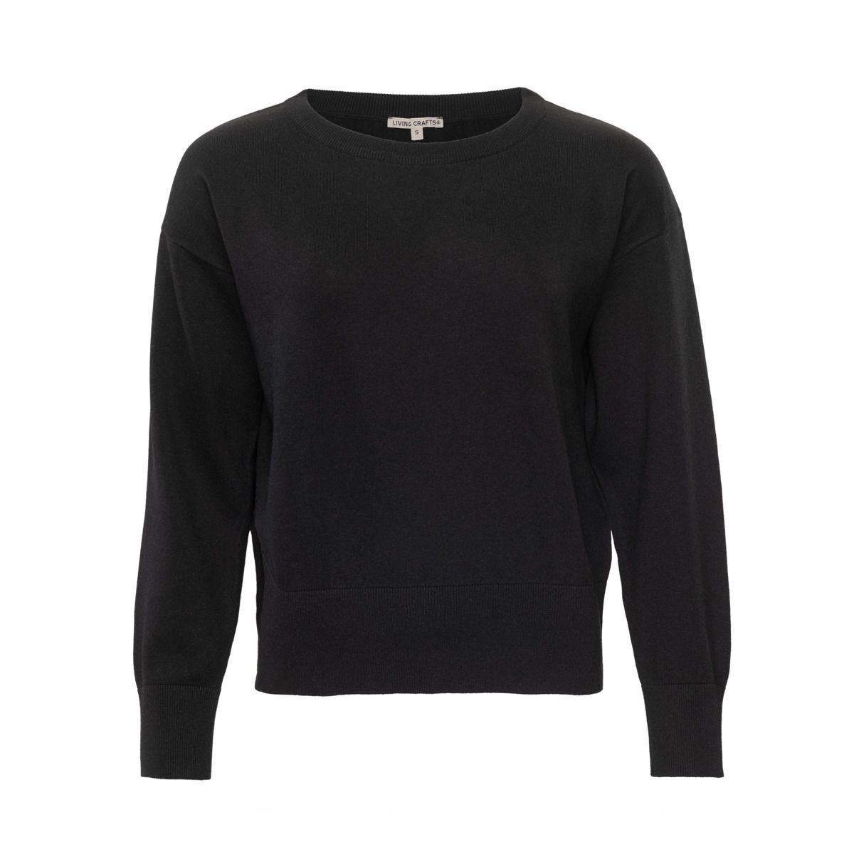 Klassischer Feinstrickpullover mit Rundhalsausschnitt