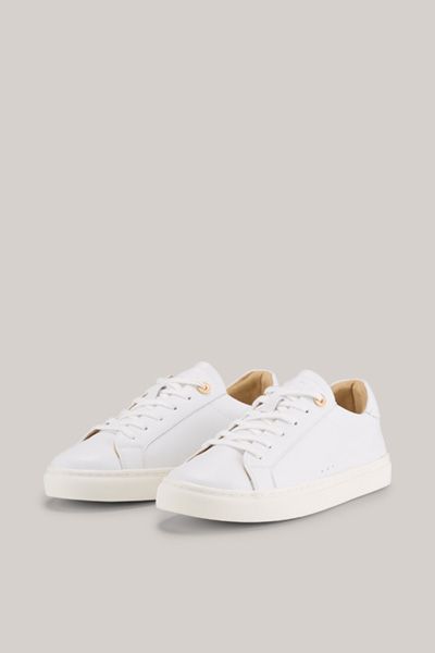 JOOP! Tinta Coralie Weiße Leder-Sneakers Casual Low-Top Unisex