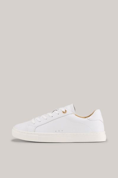 JOOP! Tinta Coralie Weiße Leder-Sneakers Casual Low-Top Unisex