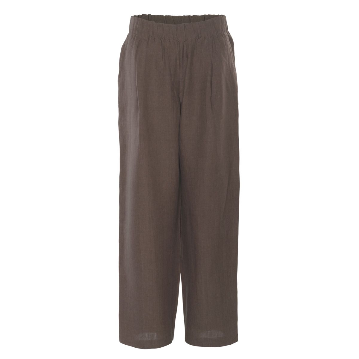 Weitgeschnittene Leinenhose mit entspannter Passform