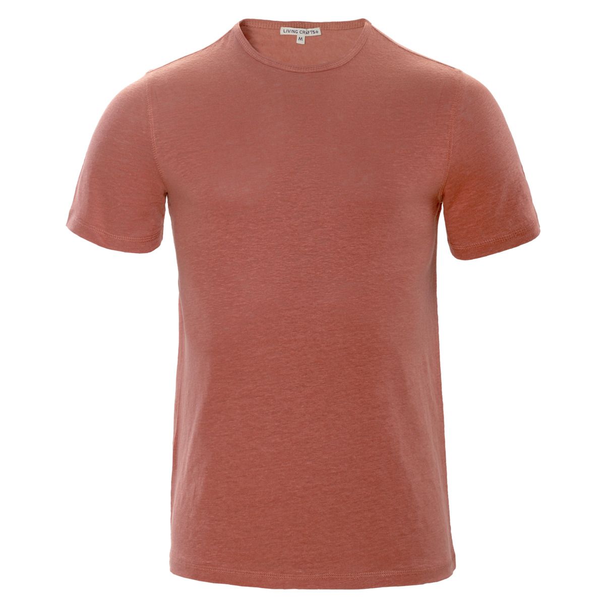 Herren Leinen Slub Jersey T-Shirt