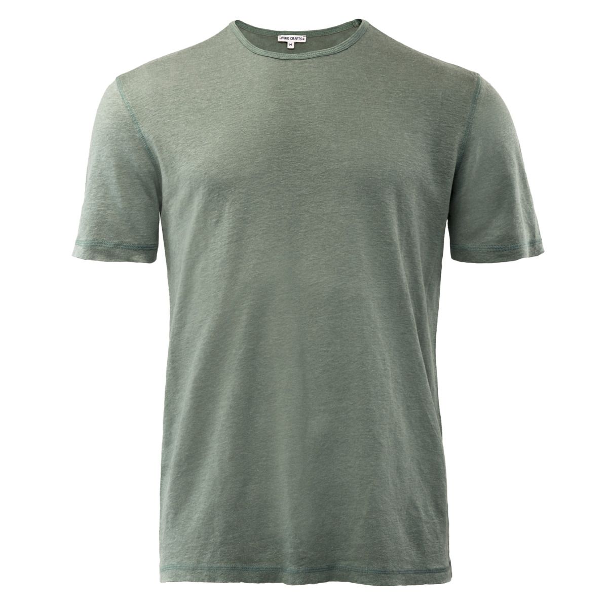 Lässiges Leinen Slub Strick T-Shirt