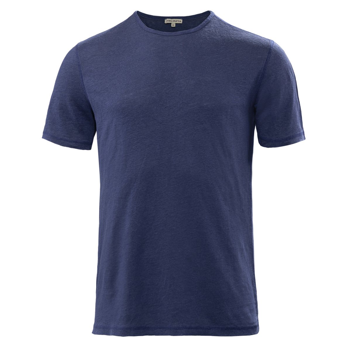 Lässiges Leinen T-Shirt mit Rundhalsausschnitt