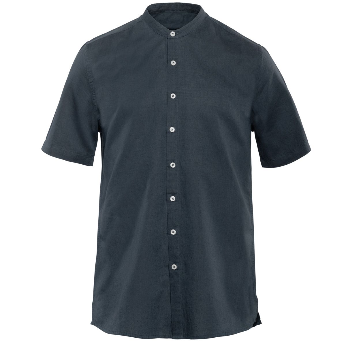 Herrenhemd hellblau mit Mandarin-Kragen
