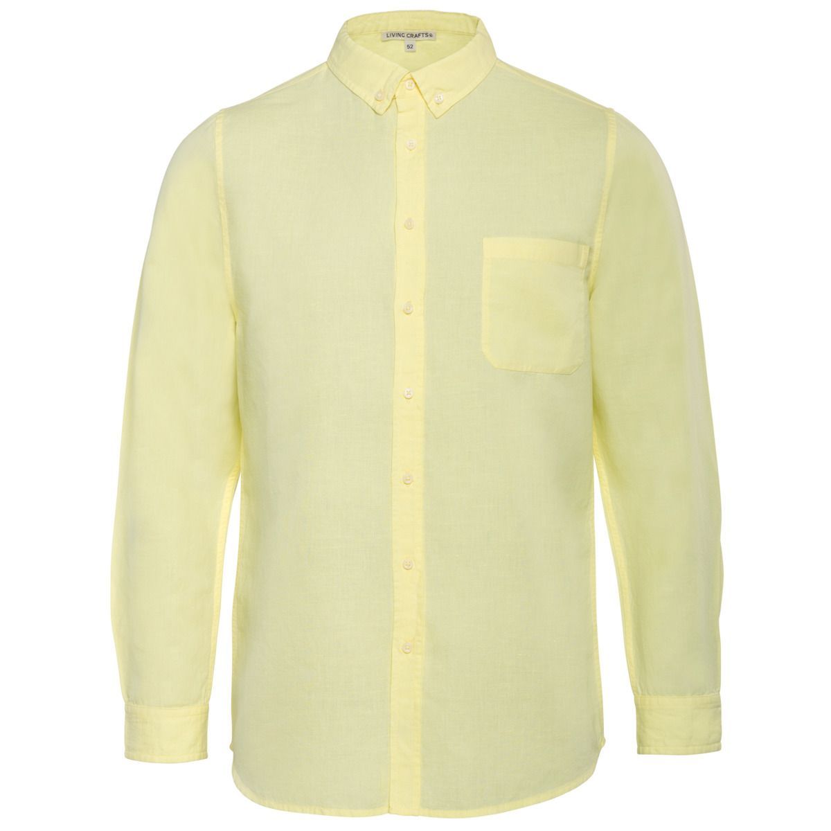 Leinenmischung Langarmhemd