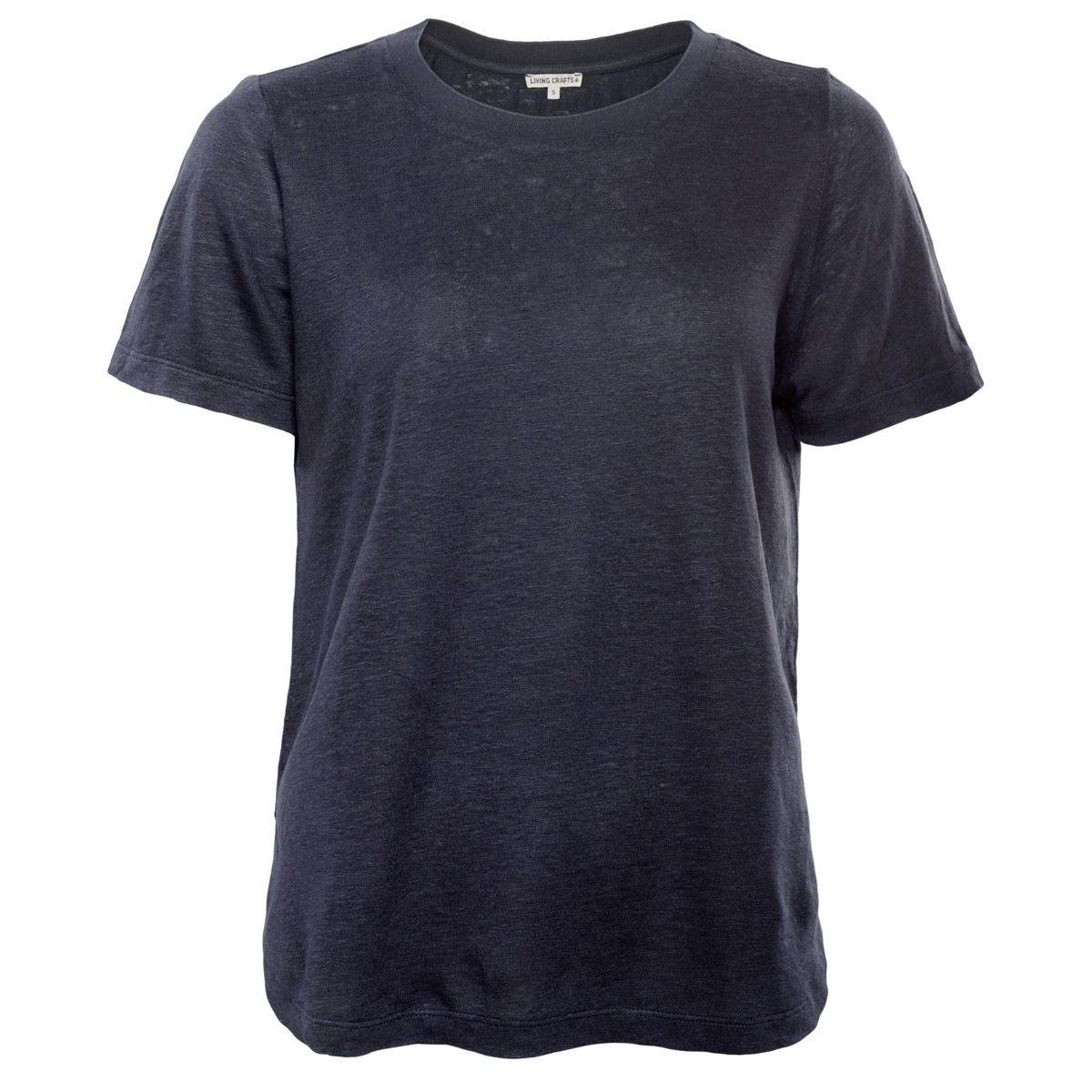 Klassisches Kurzarm-T-Shirt aus Leinen