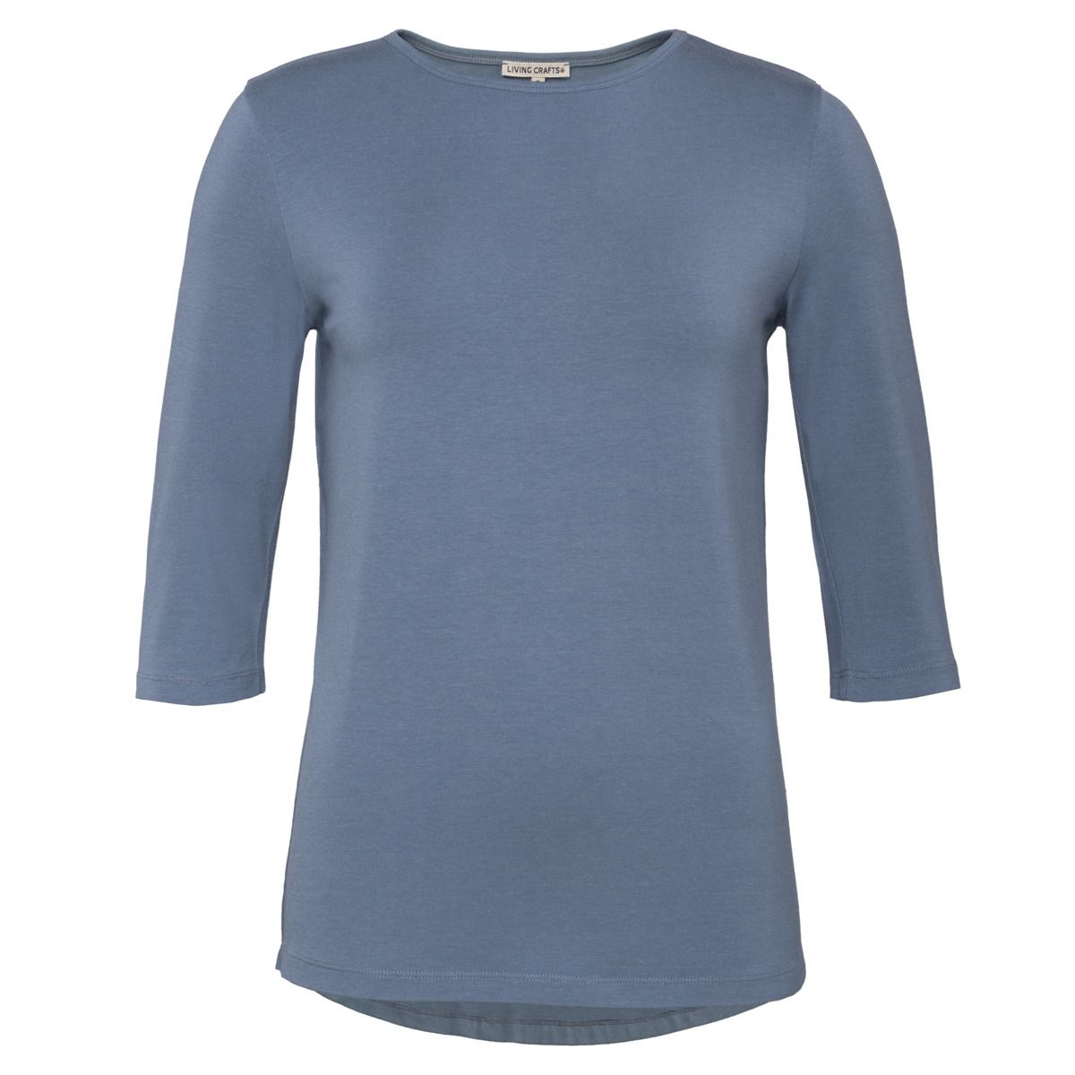 Lässiges Modalmischungs-Shirt mit 3/4-Ärmeln