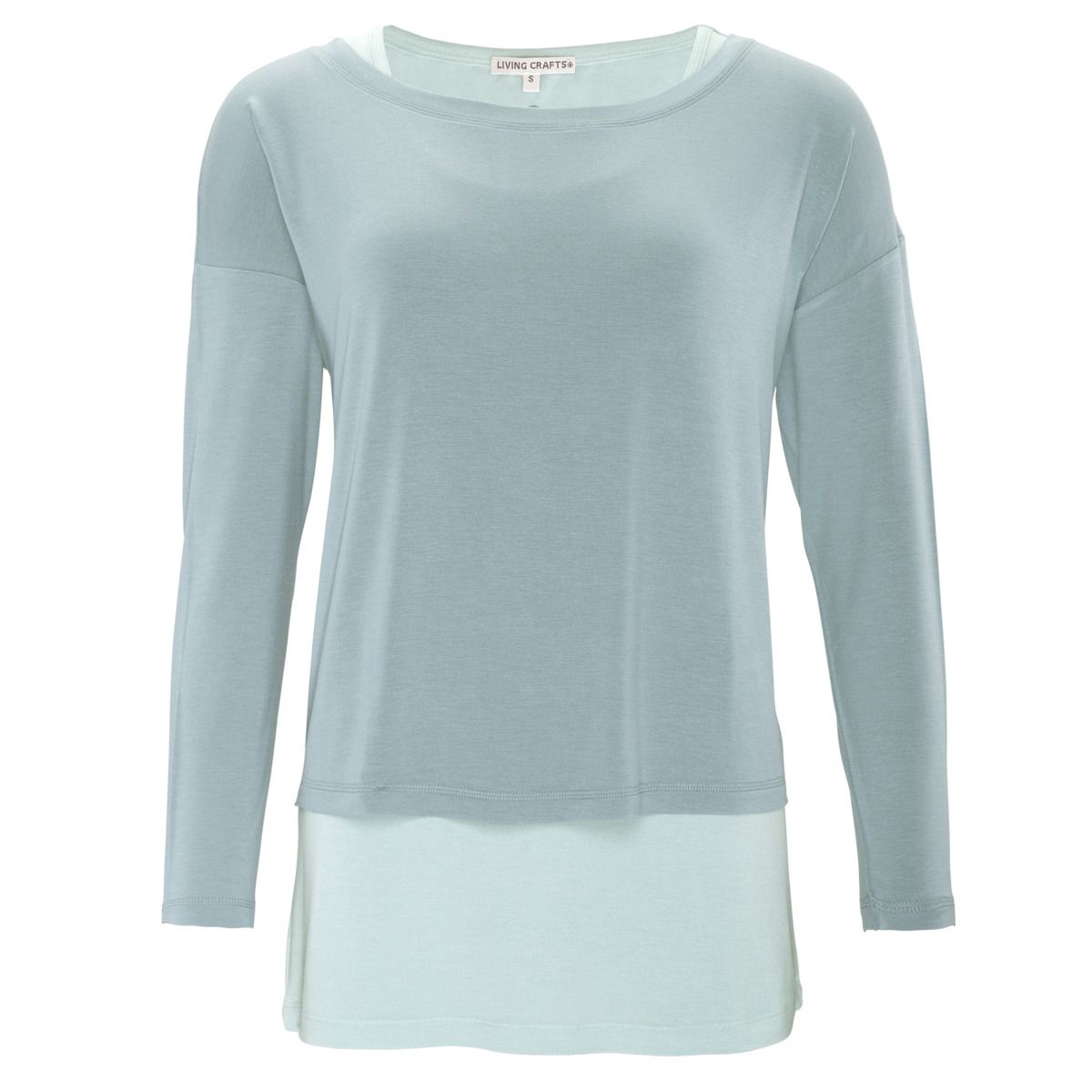 Langarmshirt im Lagenlook mit Modal-Mischung