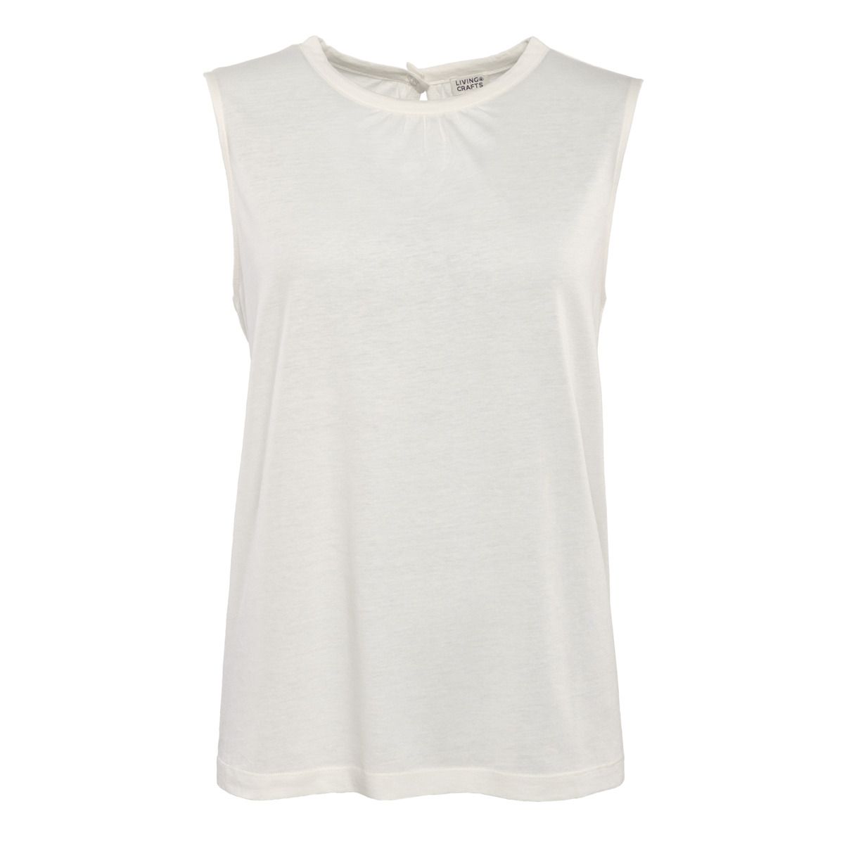 Ärmelloses Top aus Bio-Baumwollmischung