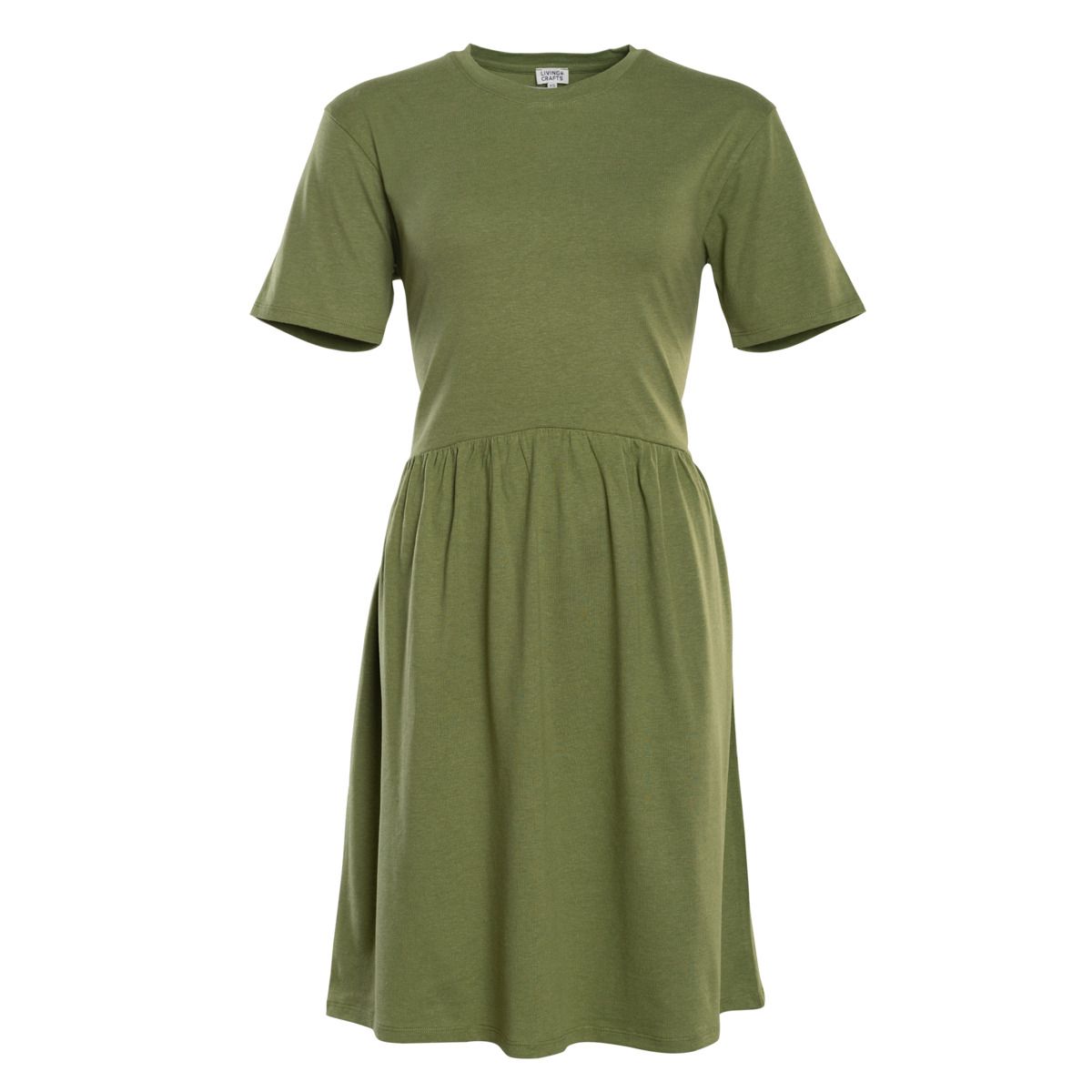 Locker geschnittenes T-Shirt-Midikleid