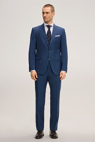 Sera Sole Wollanzug in Blau meliert