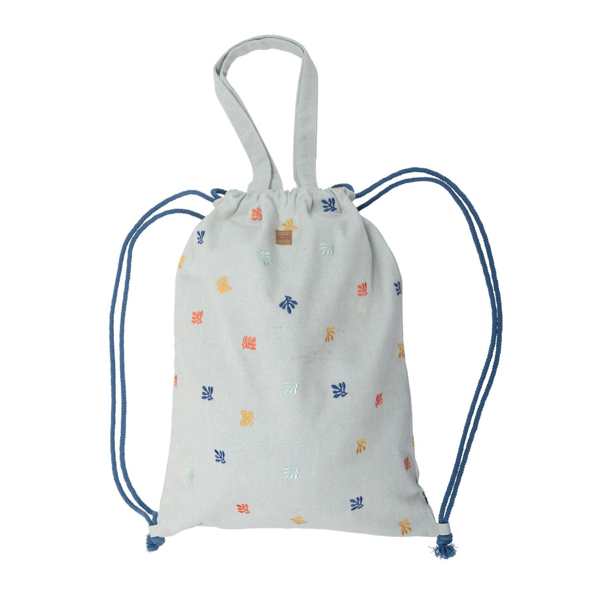 Kordelzug-Rucksacktasche aus Bio-Baumwolle