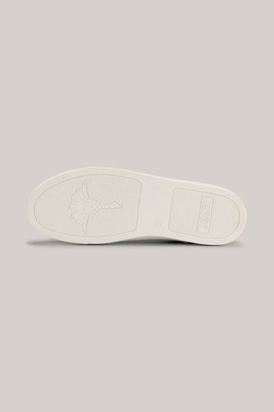 Joop! Tinta Coralie Schwarze Leder-Sneakers mit weißer Sohle Unisex