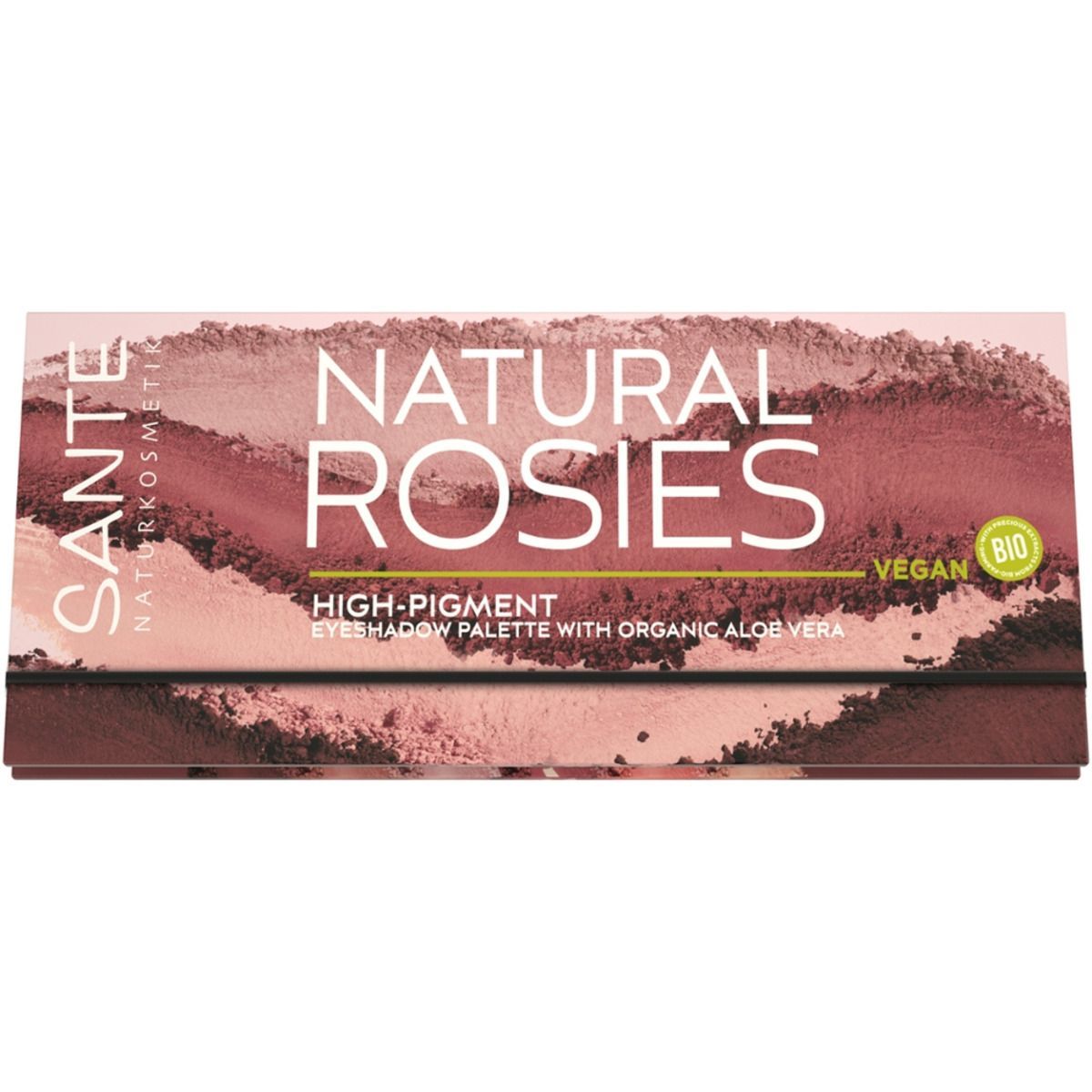 Natürliche Rosé-Lidschattenpalette