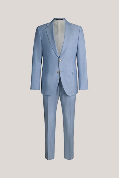 Reiner Schurwollanzug Sera-Sole in Blau meliert von windsor.