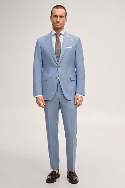 Reiner Schurwollanzug Sera-Sole in Blau meliert von windsor.