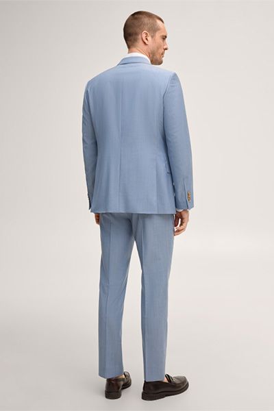 Reiner Schurwollanzug Sera-Sole in Blau meliert von windsor.