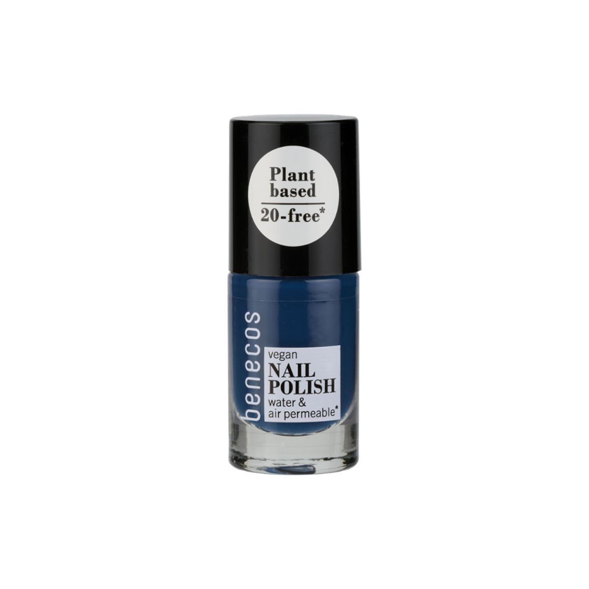 Veganer, pflanzlicher marineblauer Nagellack