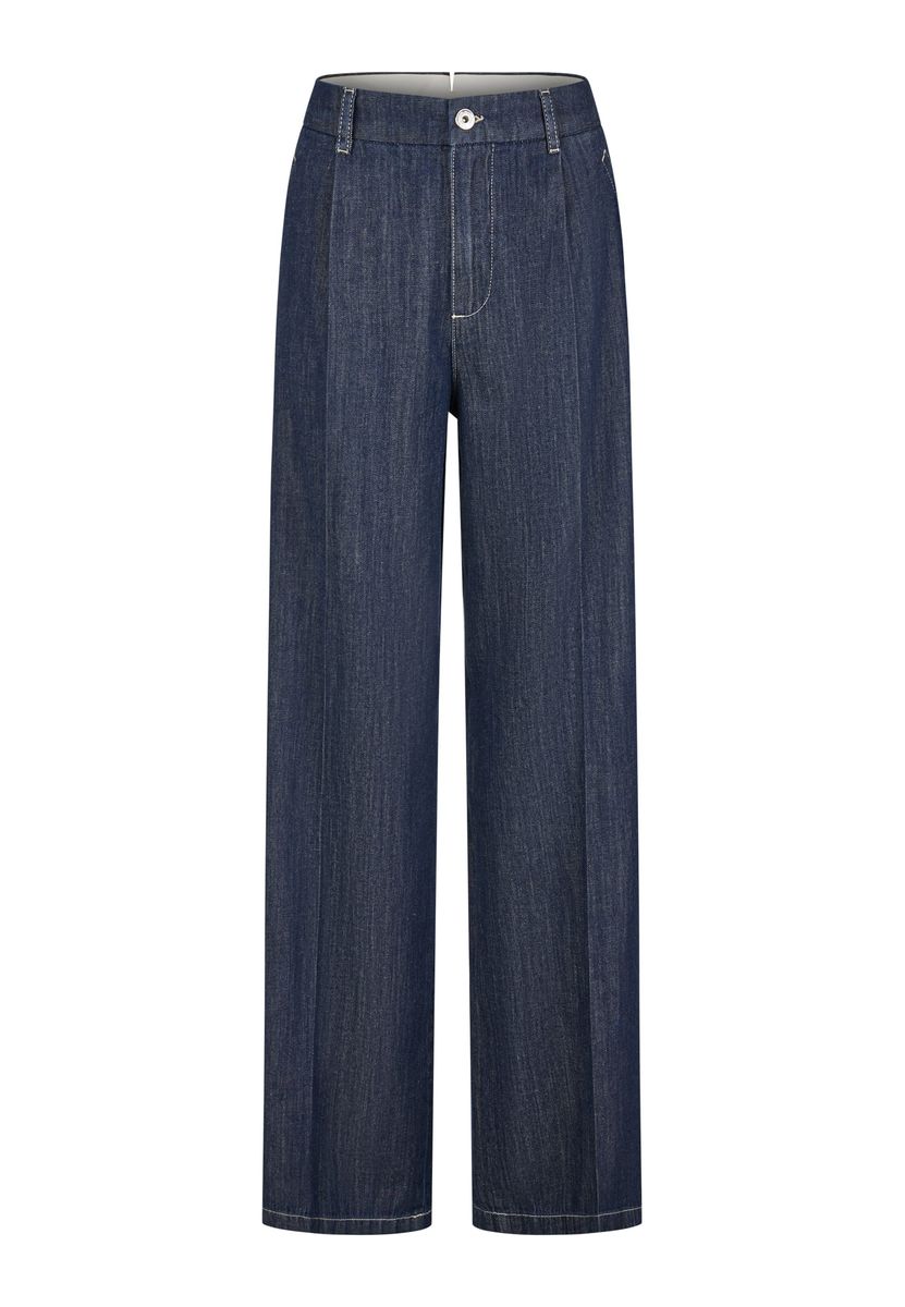 Wide Leg Jeans mit Rinse Wash