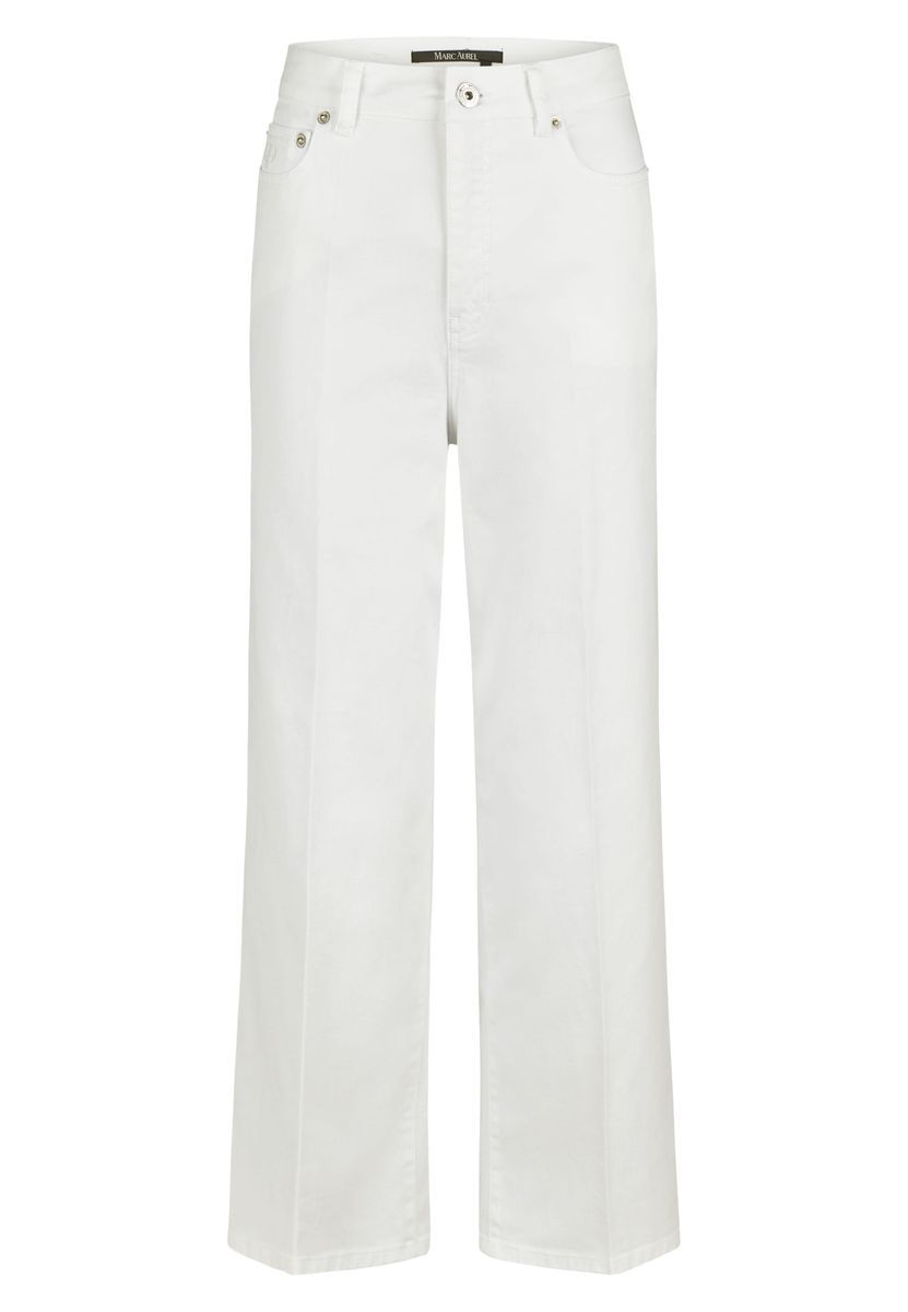 Verkürzte Jeans mit Straight Fit