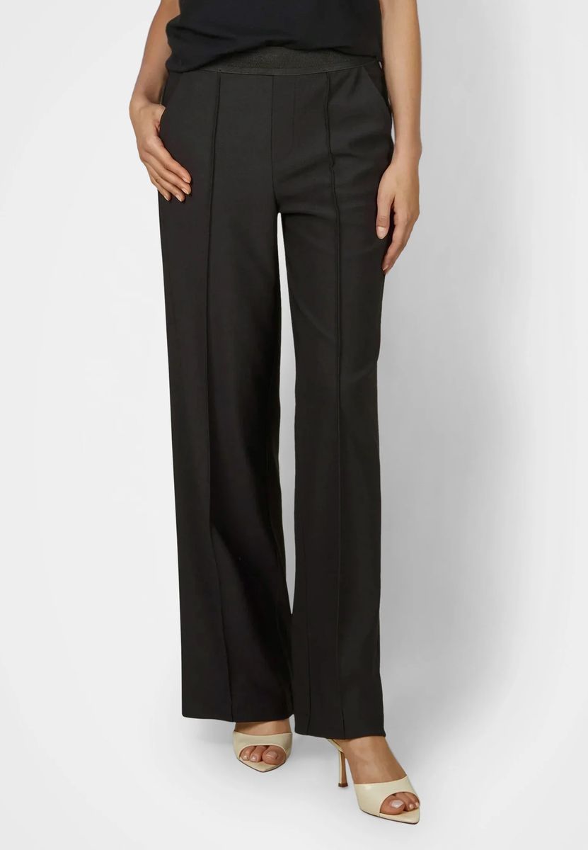 Wide Leg Hose mit Gummibund