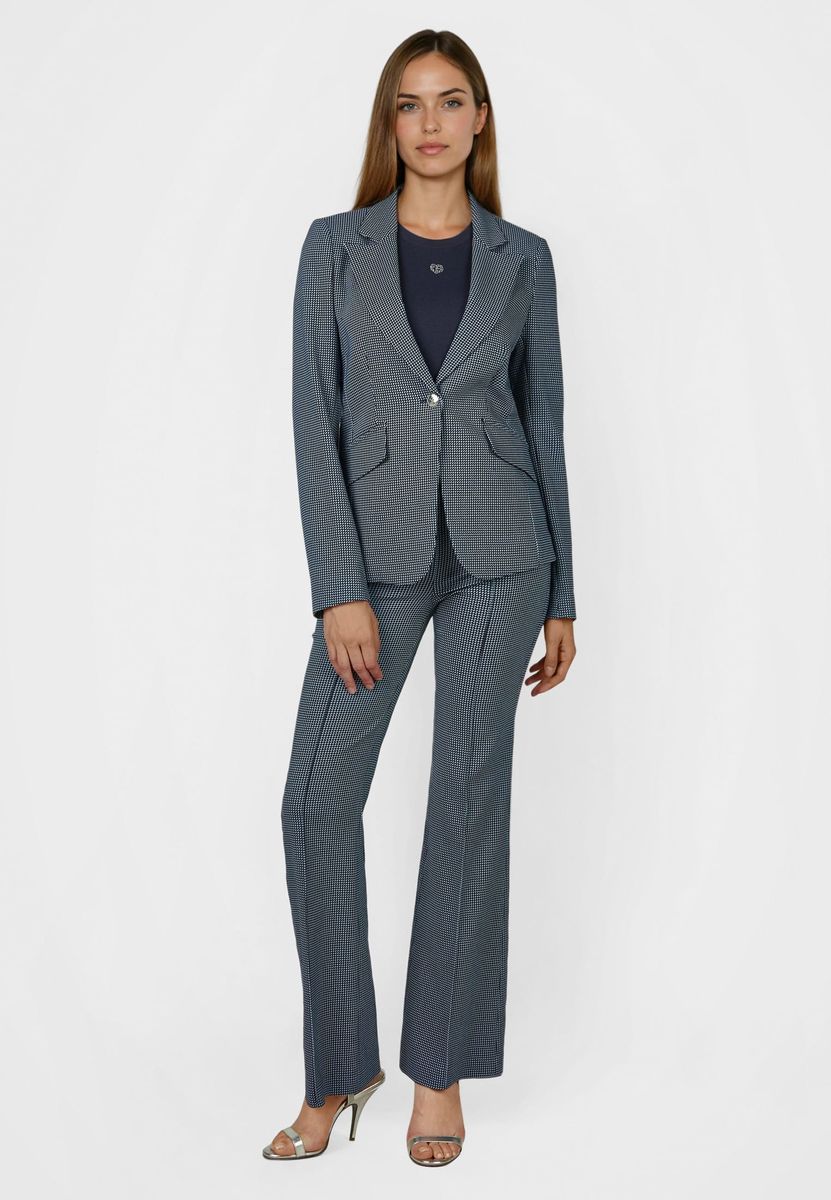 Gemusterte Jacquard-Hose