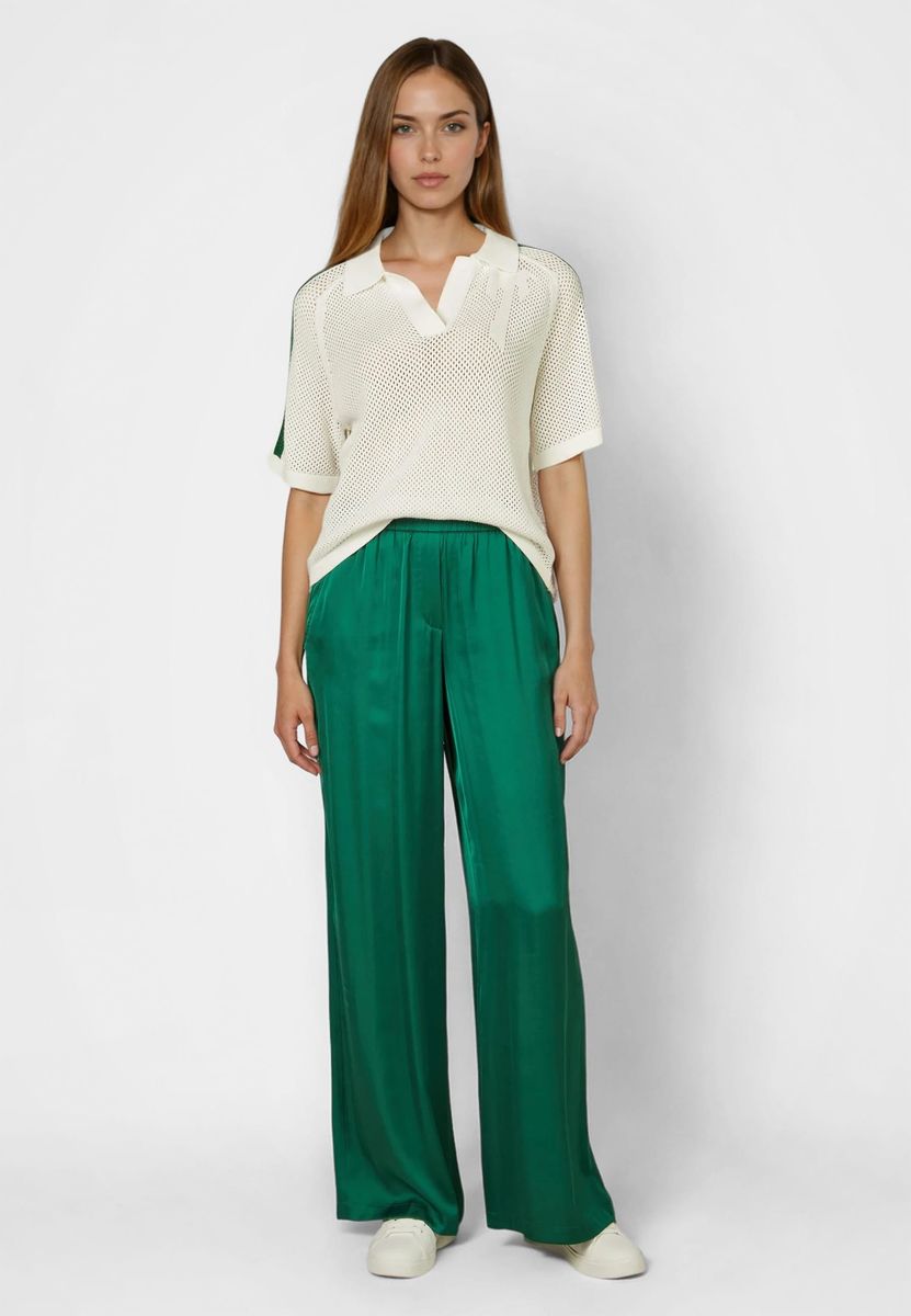 Pyjamahose aus leichtem Satin