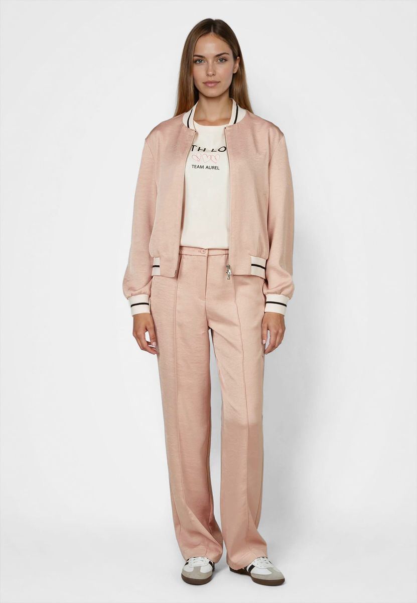 Hose aus schimmerndem Twill