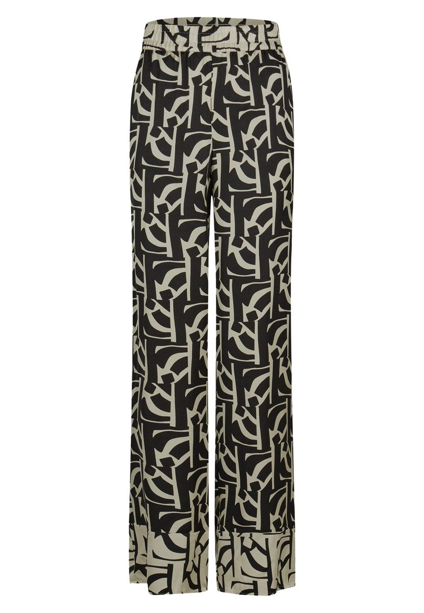 Pyjamahose mit grafischem Print