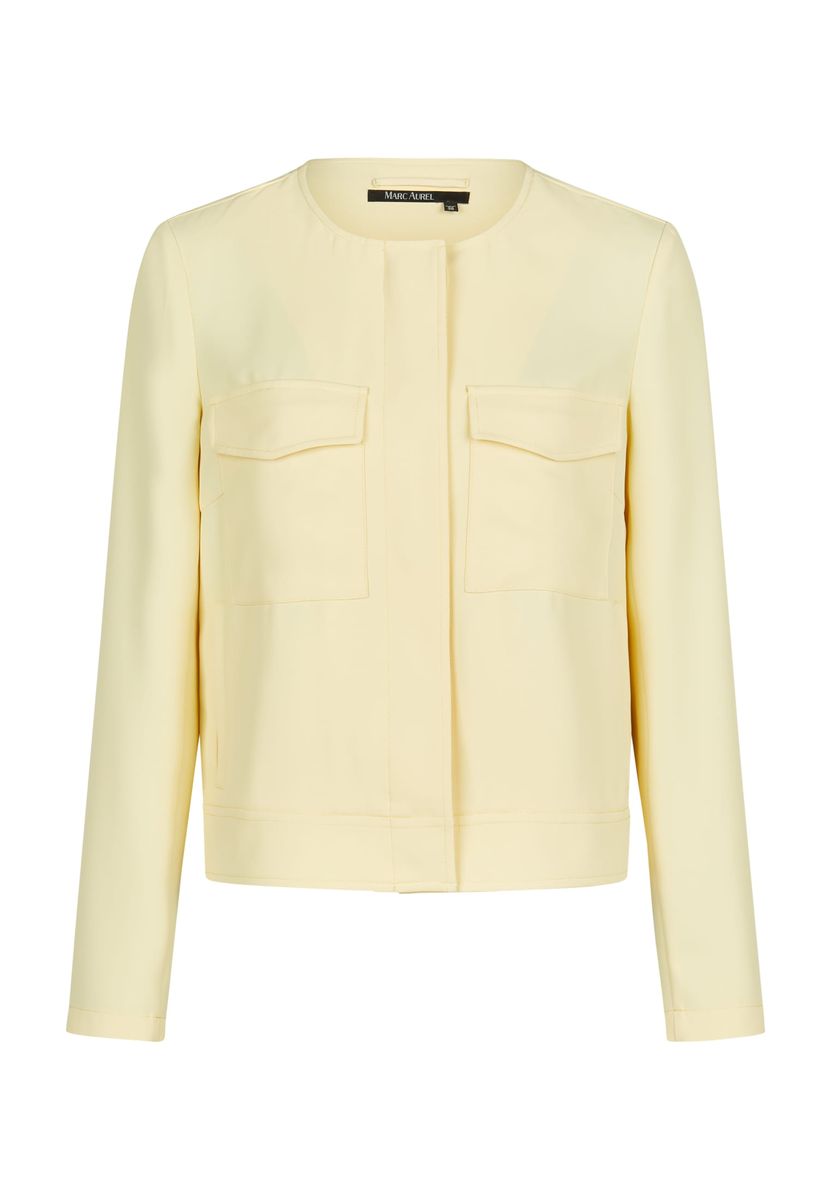 Jacke aus weich fallendem Stoff