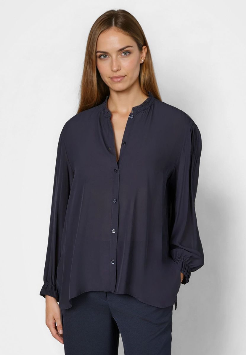 Bluse aus Viskose Chiffon