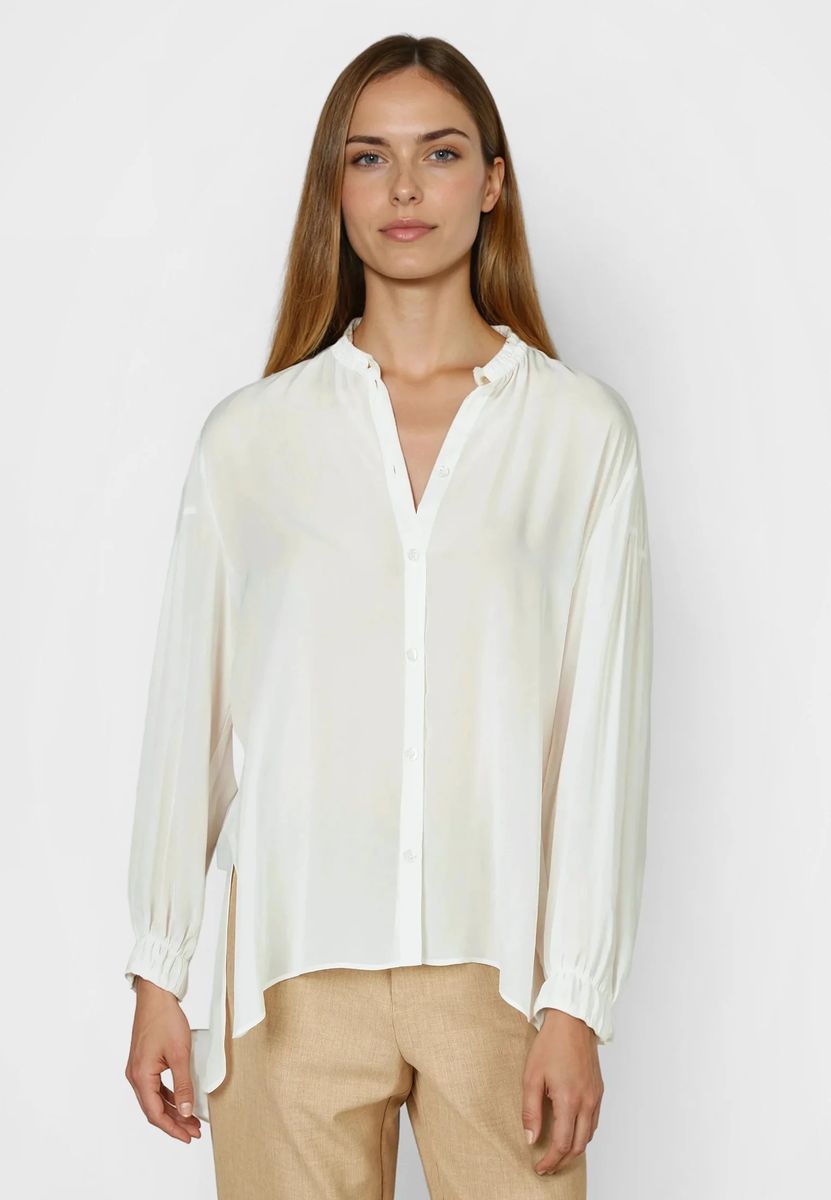 Bluse aus Viskose Chiffon