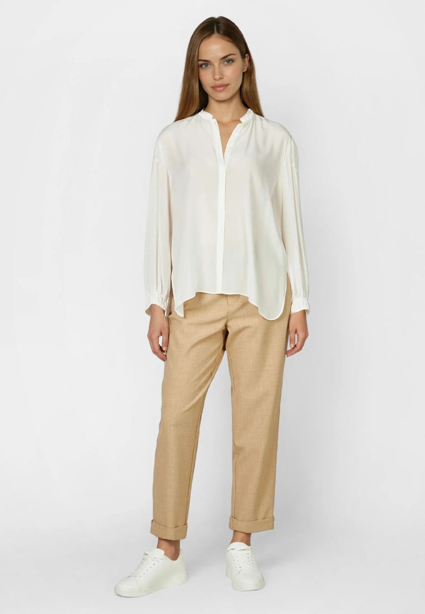 Bluse aus Viskose Chiffon