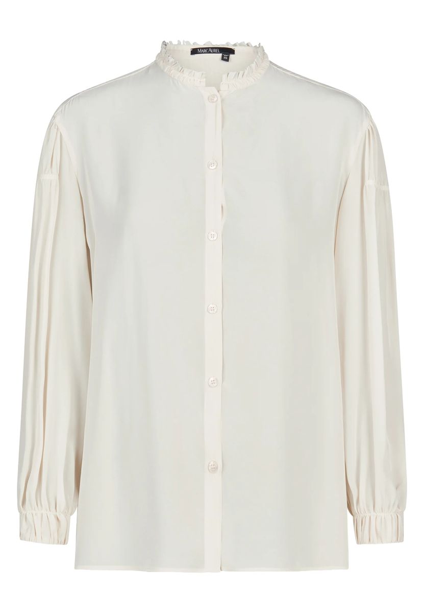 Bluse aus Viskose Chiffon
