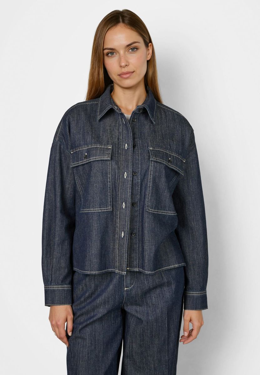Oversize Jeanshemd