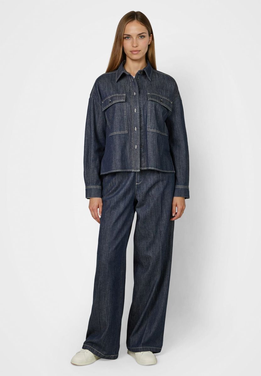 Oversize Jeanshemd