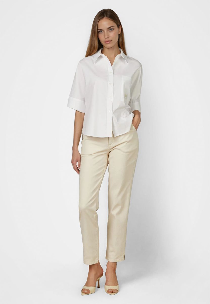 Oversize Hemd mit kurzem Arm