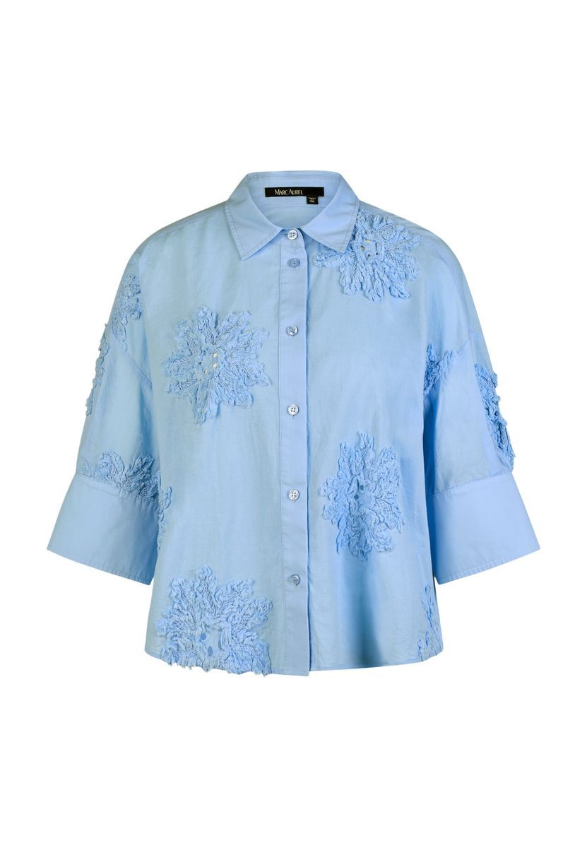 Bestickte Hemdbluse