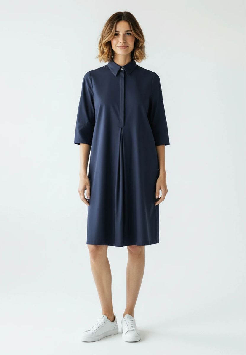 Kleid aus technischem Jersey