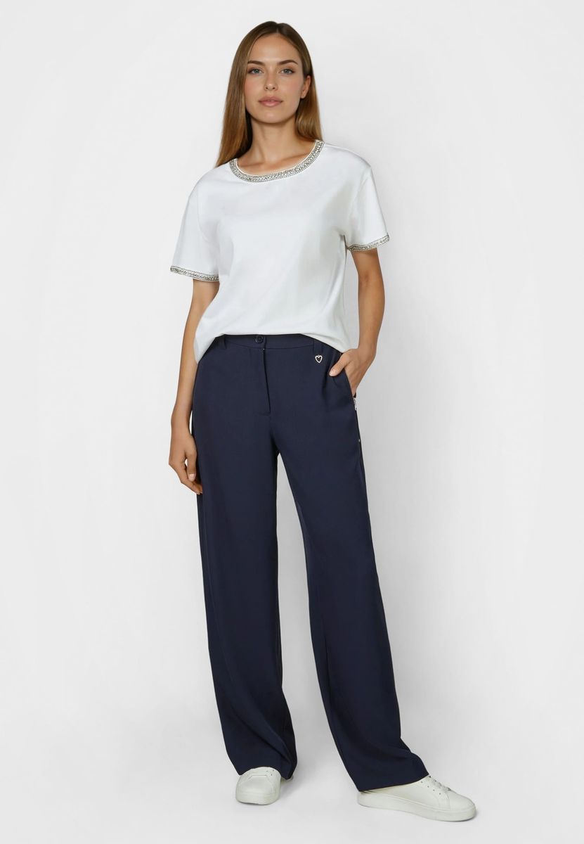 Shirt mit Strassdetails