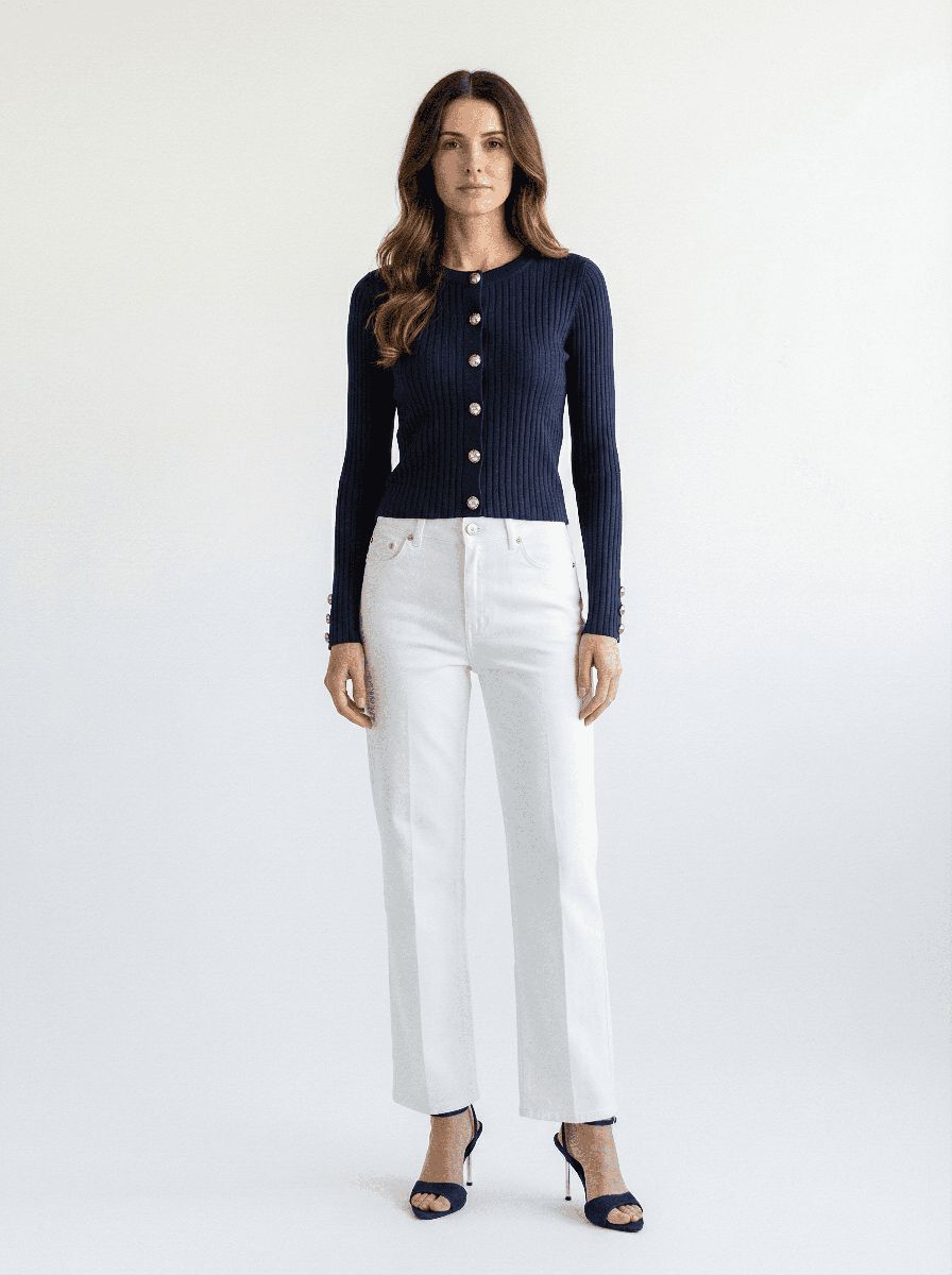 Pullover mit Knopfleiste