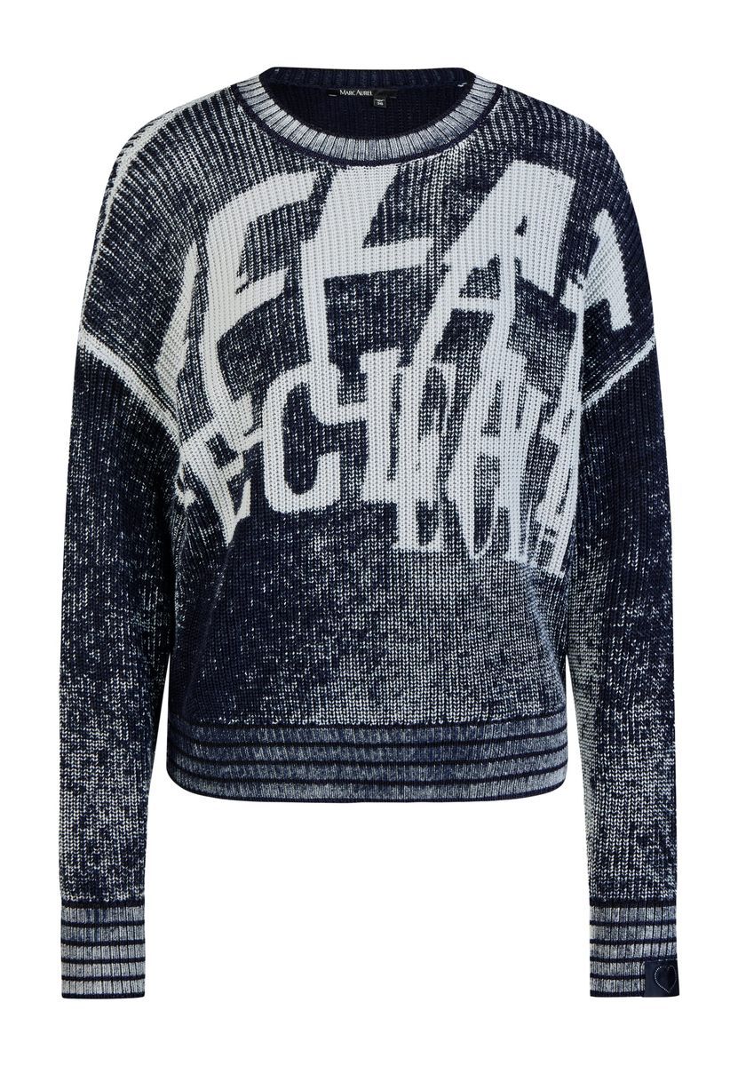 Pullover mit sportivem Druck