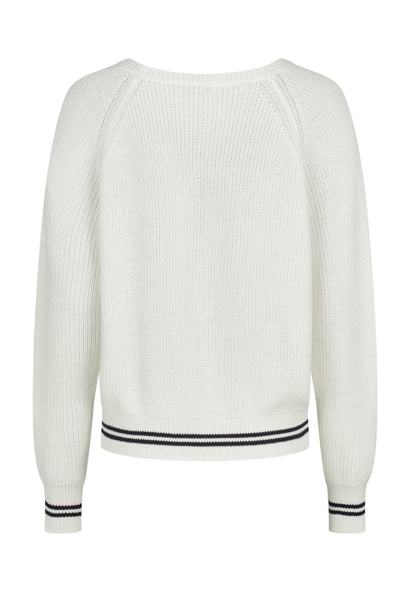 Pullover mit Wave-Intarsie