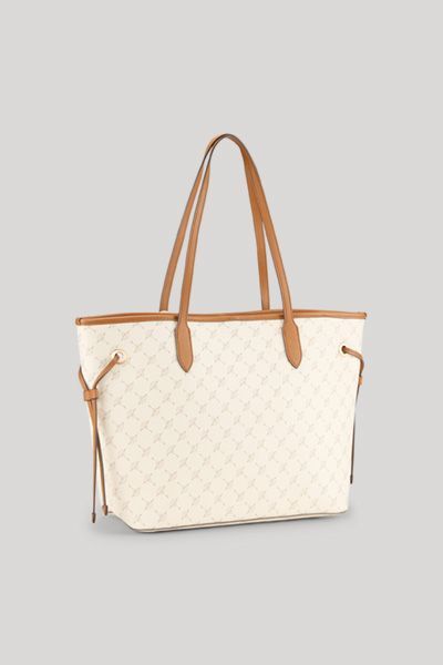 JOOP! Cortina Lara Shopper Tasche Offwhite Kornblume Logo Details